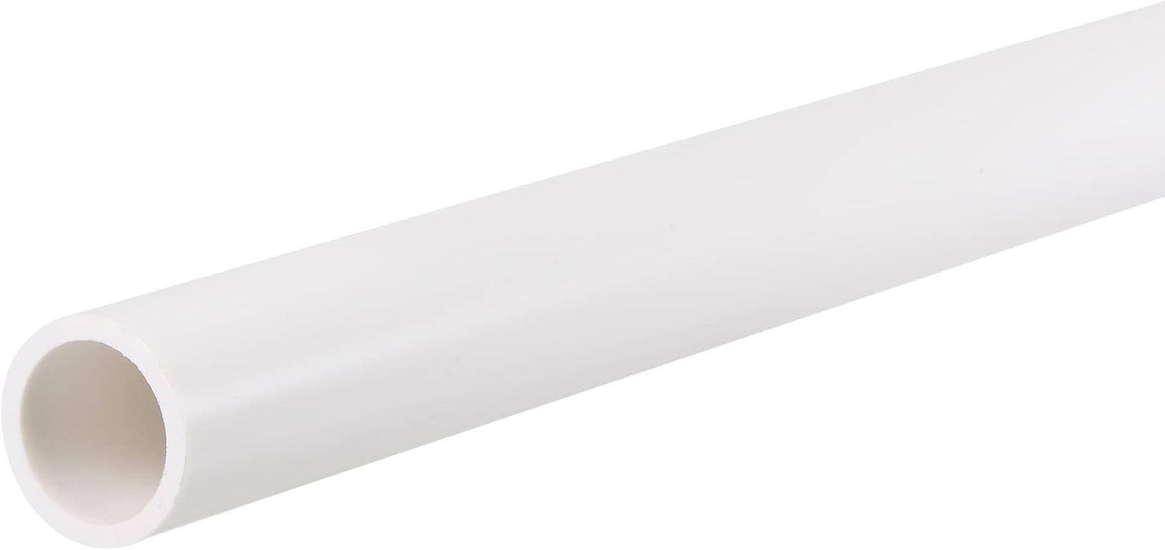 PVC Rigid Tube Round Pipe Hardware Tubing 16mm ID 20mm OD 0.35m White High Impact for Water Pipe,Crafts
