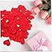 FOYTOKI 100pcs Heart Shape Petals Valentine's Day Decor Wedding Bridal Shower Table Favors