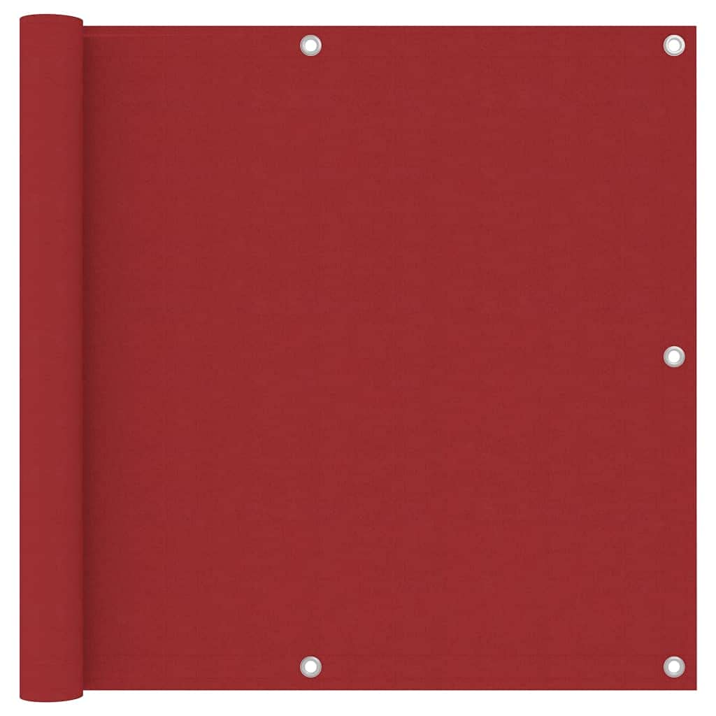 Protection solaire contre la chaleur rouge 90x300 cm pour toit et balcon