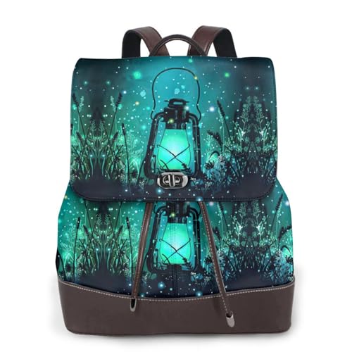 Sac à dos cuir noir ordinateur portable pour campus et voyage