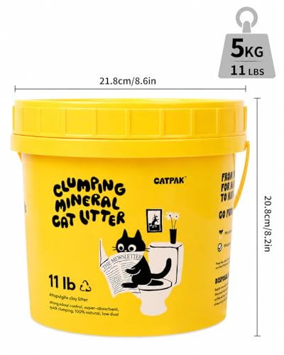Clumping Cat Litter - 100% Natural Attapulgite Clay, Ultra-Low Dust (0.35%), Lock & Dry Technology for a Fresh Home, Fast Clumping & High Absorbency, Eco-Friendly, 11 LB (5, Kilograms) — view 2