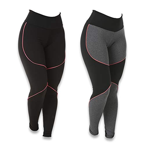 Kit com 2 Calças Leggings Borboleta Suplex