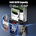 CENMATE Dual Bay Hard Drive Docking Station with Offline Clone, USB A/C 3.0 to SATA, Hard Drive Reader for 2.5/3.5 Inch HDD/SSD(Supports 18TB*2, Up to 6Gbps Under UASP)