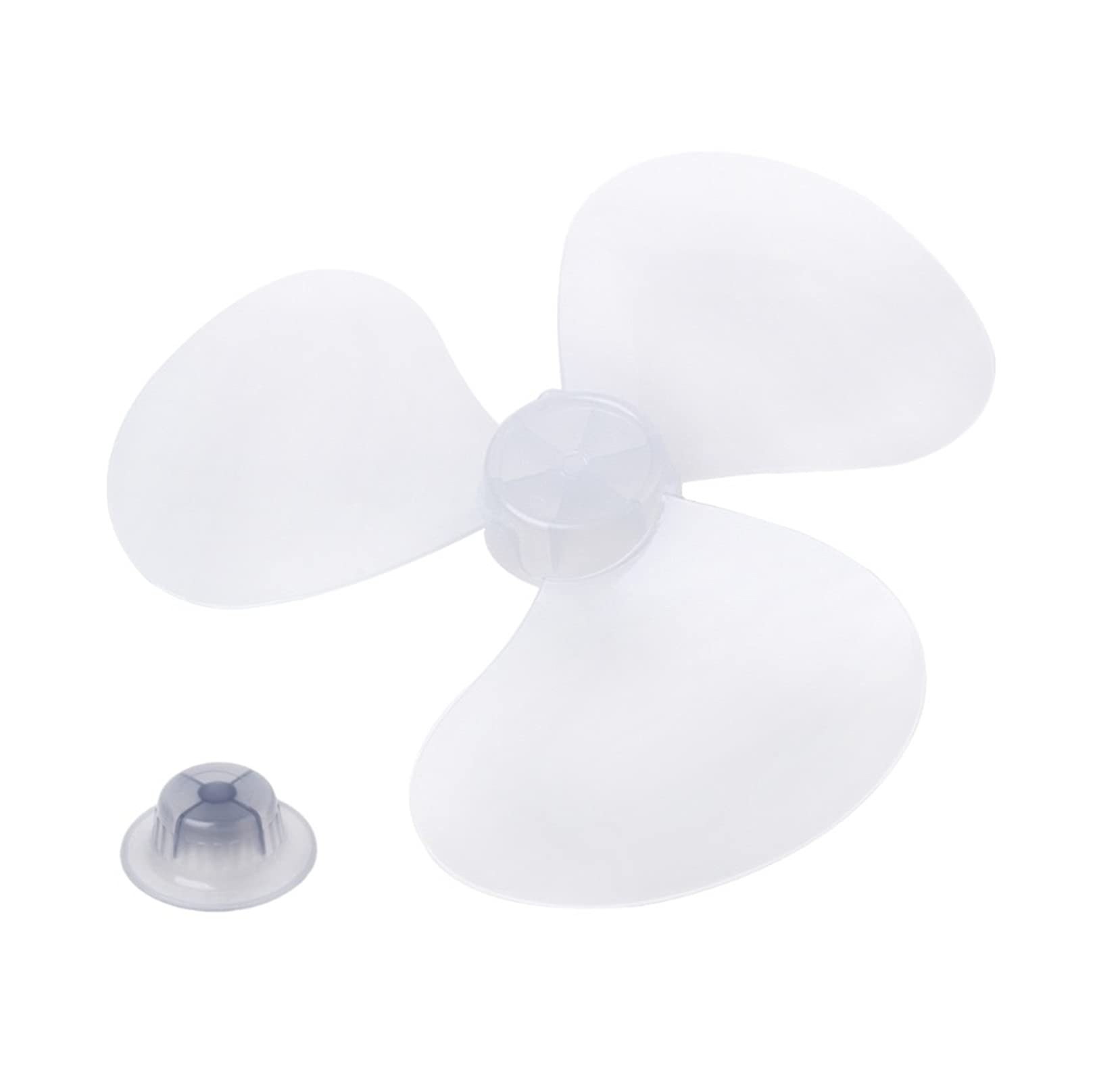 FOELANNE Plastic Fan Blade, Transparent ABS Fan Blade Replacement Fits 16 inch 3 Blade Fans