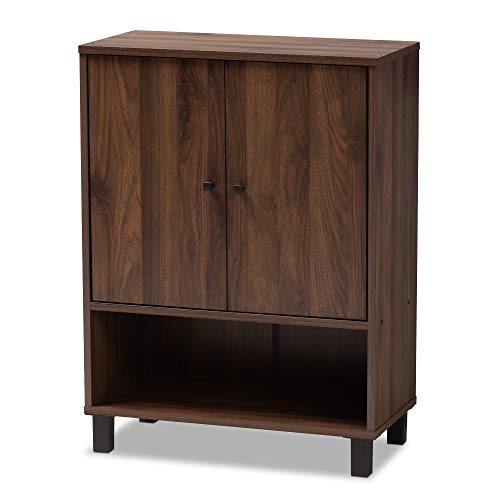 Baxton Studio Simms 3 Storage White Modern Shoe Cabinet - Walmart.com