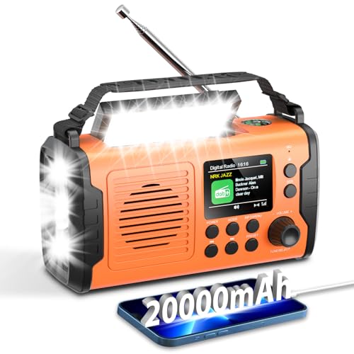 Radio Solar De Manivela 20000mah Con Bluetooth Dab Fm, Linterna Luz De Lectura, Cargador Usb Para Móvil, Alarma Sos, Ranura Tf, Aux In, Radio Portátil De Emergencia Para Camping Y Exteriores Radio Solar De Manivela 20000mah Con Bluetooth Dab Fm, Linterna Luz De Lectura, Cargador Usb Para Móvil, Alarma Sos, Ranura Tf, Aux In, Radio Portátil De Emergencia Para Camping Y Exteriores