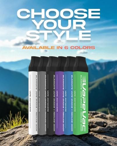 VapeVac(Registered Brand) – Pocket-Sized Personal Air Filter for Discreet Output Reduction | Minimizes Odor, Keeps Air Fresh | Not an Emission Device – 500+ Uses — view 7