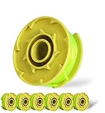 GAVAER 11ft 0.080-Inch String Trimmer Line Replacement Spool for Replacing ryobi String Trimmer line, Autofeed Spools Compatiable with Ryobi One Plus AC80RL3 18v 24v and 40v Cordless Trimmers(6 Pack)