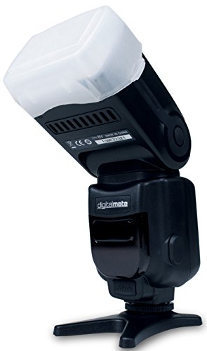DigitalMate DM780EX E-TTL Dedicated Flash with 18-180 Power Zoom, Bounce & Swivel (Black)