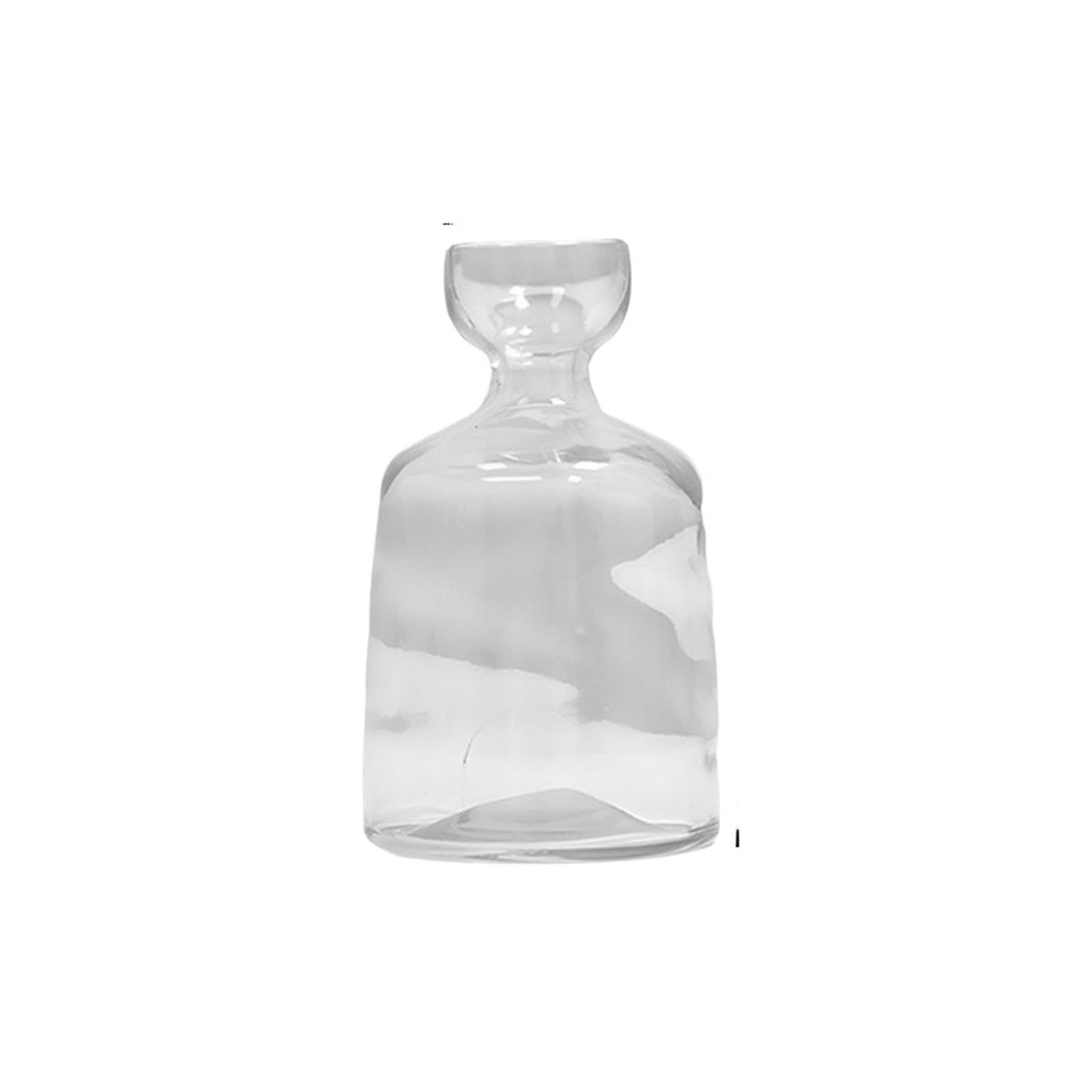 Geometric Vases Creative Vase Glass Hydroponic Seed Avocado Home Desktop Decoration Ornament Gardening Lovers(Square)