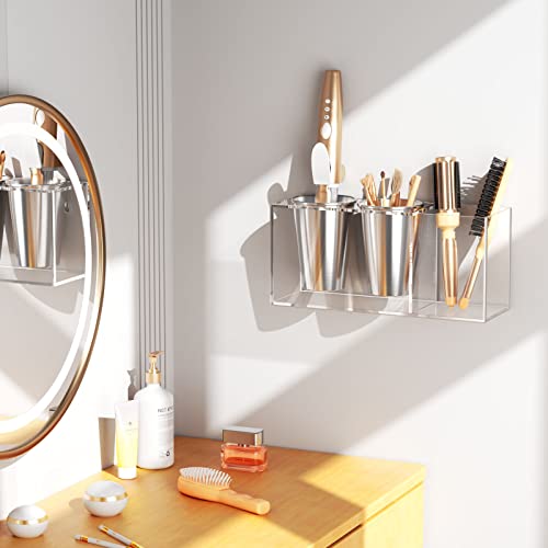 Niubee NBPN-0221B Hair Dryer Holder, Hair Tool Organizer Wall Mount thumb #2