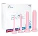 VuVa Smooth Pelvic Floor Therapy Dilator | Set of 4 Smaller Bundle | Made in America BPA Free - Includes Instructions, Discreet Pouch