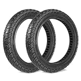 14x2.125 Solid Electric Bicycle Tire，14 x 2.125 Electric Bike Tire for Replacement Electric Scooters,Folding E-Bike and Kids Bikes 2 PCS