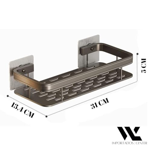 Suporte Prateleira Nicho Organizador Para Banheiro Sem Furar A Parede Resistente