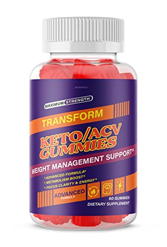 (1 Pack) - Transform Keto ACV Gummies - Maximum Strength TransformKeto Plus ACB Gummies Advanced Apple Formula, Transforn AVC Keto Support Gummys, AC, ACV-Keto, Shark, Cider, Vinegar, 30 Days Supply