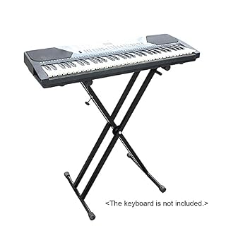Support de clavier de piano, support universel pliable pour clavier de piano en X en métal robuste avec capuchons en caoutchouc antidérapants pour clavier MIDI de piano numérique - Les Beatles, Paul McCartney, John Lennon, RIngo Starr, George Harrison Support de clavier de piano, support universel pliable pour clavier de piano en X en métal robuste avec capuchons en caoutchouc antidérapants pour clavier MIDI de piano numérique – Image 2