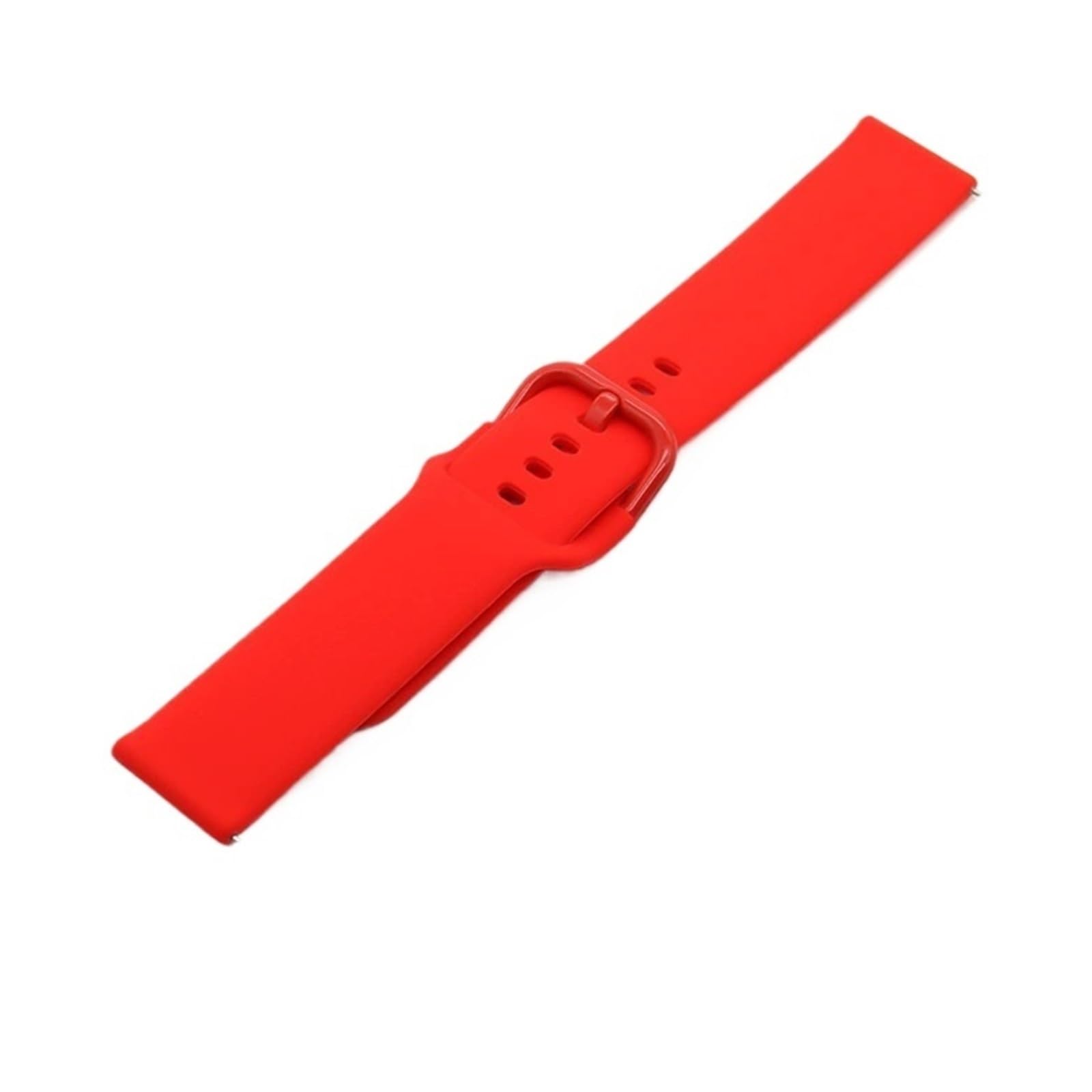 Damen-Silikon-Uhrenarmband, Schnellverschluss, 18 mm, 20 mm, 22 mm, Universal-Armband (Rosa, 20 mm)