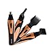 Produktbild Upgrow Nasenhaarschneider 4 in 1 Nasenhaartrimmer Set, Multi-Funktion Herren Haartrimmer Set Nasehaar Trimmer/Ohrhaar Trimmer/Bart Trimmer/Koteletten Trimmer/Augenbrauen Trimmer (4 in 1 Set, Gold)