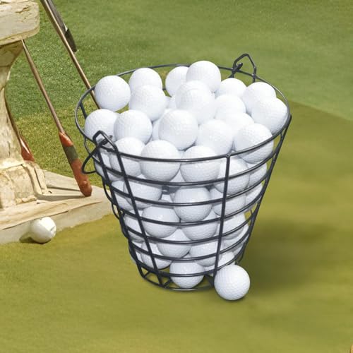 Cesta de Pelotas de Golf de Alambre Contenedor de Gran Capacidad para 100 Bolas 2
