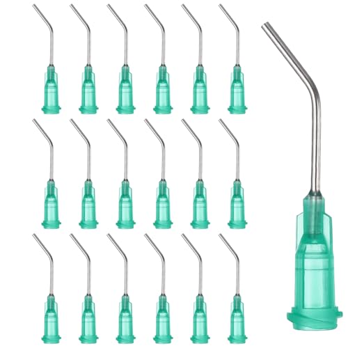 Aiguilles de distribution coudées PATIKIL 18Ga avec canule inox 45 degrés émoussée