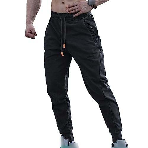 Pantalon de jogging fuselé homme idéal pour vos séances de musculation en salle et running