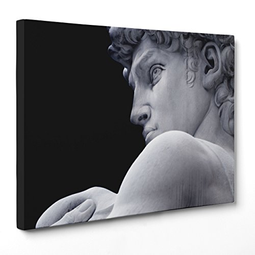 ConKrea QUADRO SU TELA CANVAS - INTELAIATO - PRONTO DA APPENDERE - David di Michelangelo - Arte Firenze - 30x40cm - Senza Cornice - (cod.2782)