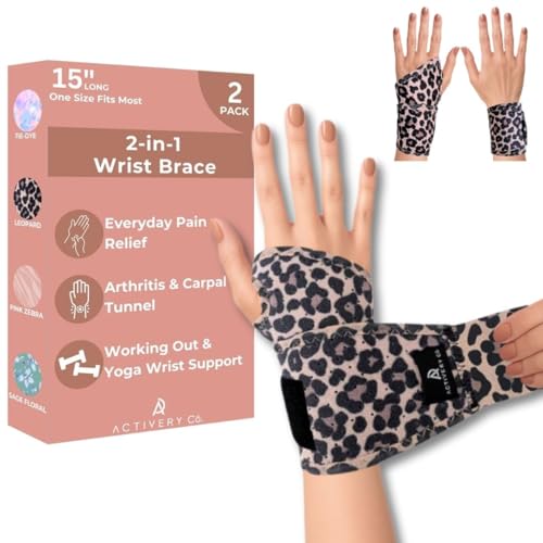 Activery Co. Leopard Print Wrist Brace