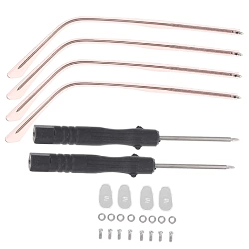 FRCOLOR 2 Sets Glasses Accessories Glasses Arms Crystal Glasses Eyeglass Accessories Eye Glasses Repair Tool Arm Legs Eyeglasses Glasses Metal Legs Temple Plate Men and Women Sunglasses