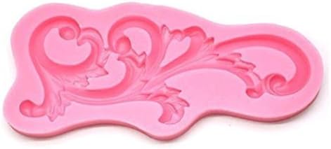 Dylandy Cake Mold Vintage Flower Vine Silicone Fondant Mould Candy Cookie Chocolate Jelly Baking Mould DIY Mold Cake Decorating Tools 12 * 5.5 * 1CM