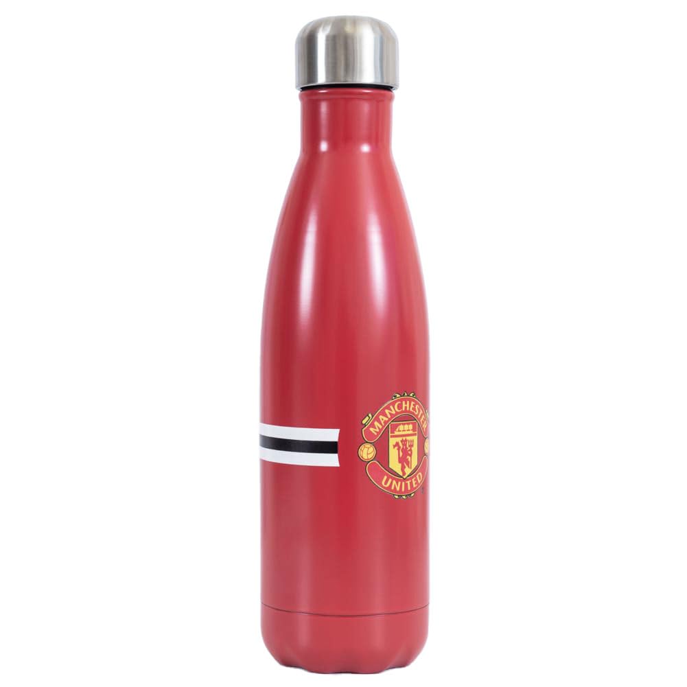 FOCO Officially Licensed Manchester United FC Core Stripe Thermal Flask