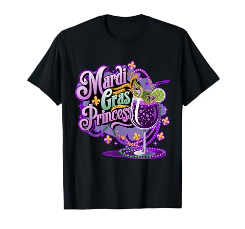 Mardi Gras Princess Carnival Mardi Gras Party New Orleans Maglietta