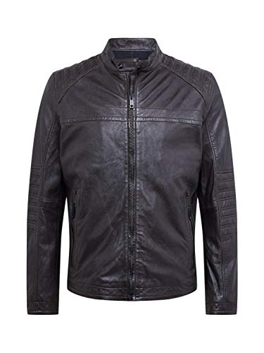 Strellson Premium Herren Driver 110111 Strellson Lederjacke, Dunkelbraun,...