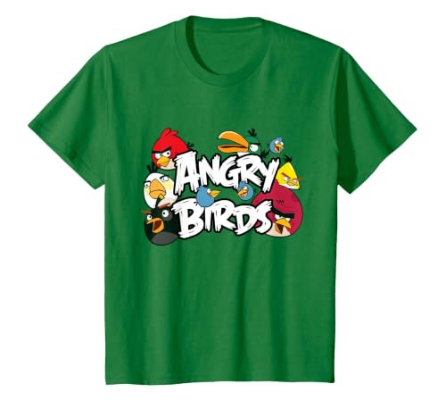 Angry Birds Classic T-Shirt, Youth, Kelly Green, 2T