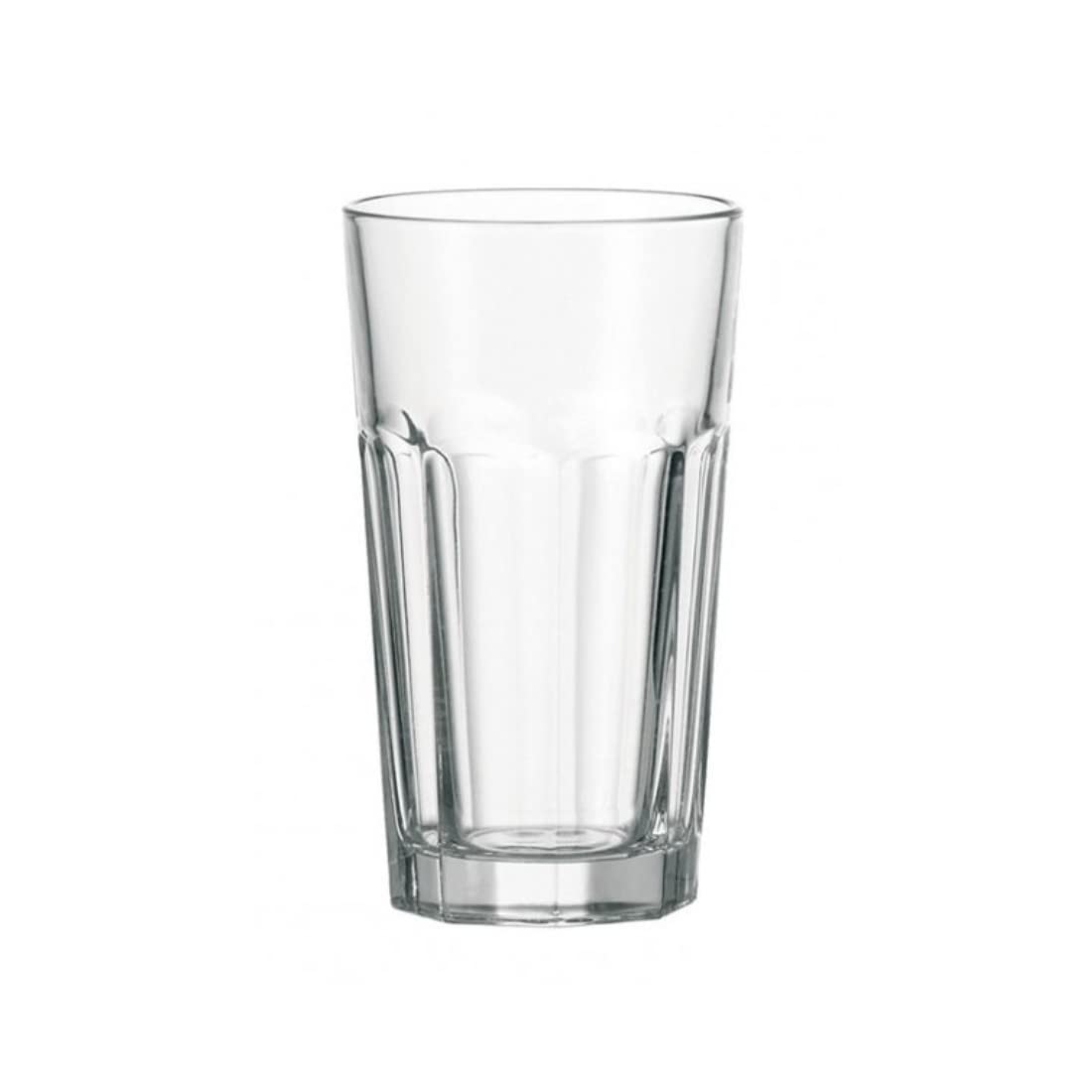 LEONARDO 013384 Rock Longdrinkbecher XL, 540 ml, Glas, klar (12 Stück)