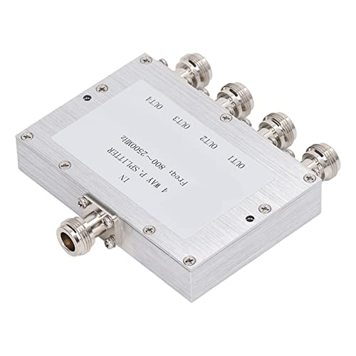 Pongnas RF Slitter di Alimentazione Divisore a 4 Vie 800~2500 MHz Modulo di Segnale a Bassa Perdita N Interfaccia Tipo per Antenne Interne