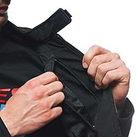 Dainese - Ignite Air Tex Jacket, Motorrad Sommerjacke, Mesh Gewebe, Herren Motorradjacke, Weiche Protektoren, Schwarz/Schwarz/Reflex Grau, 44 – Ansicht 3