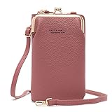 【Correas de hombro ajustables y extraíbles】: bolso cruzado para teléfono hecho de cuero PU suave, duradero e impermeable. También viene con una correas extraíbles para usar como bolso cruzado, billetera para teléfono, bolso de hombro, también se puede llevar como monedero o bolso para teléfono.