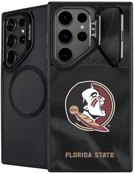 Skinit Kickstand Phone Case Compatible with Galaxy S25 Ultra - Officially Licensed Florida State FSU Seminoles Initials Design