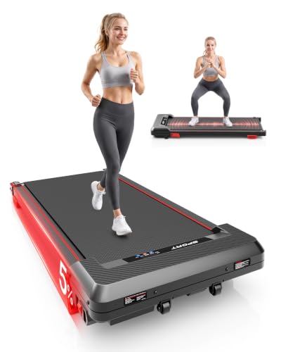 Image of Walking Pad Treadmill, WALKWAKE 5% Incline Walking Pads, Compact Under Desk Treadmill for Home, 330lb Capacity 2.5HP Running Machine for Walking Jogging with LED Display