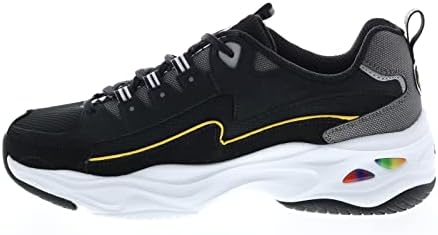 Skechers DLites 4.0 - Fast Drive Womens Fashion Trainers, Black/Multi - 7 US | Image 4