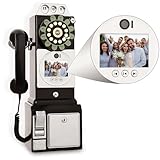 FiayaCom Video Audio Guest Book, Wedding Phone Customized Video Messages, Record Preserve Your Special Occasions, Ideal for a Variety of Memorable Party Occasions (Wall Phone-Black)