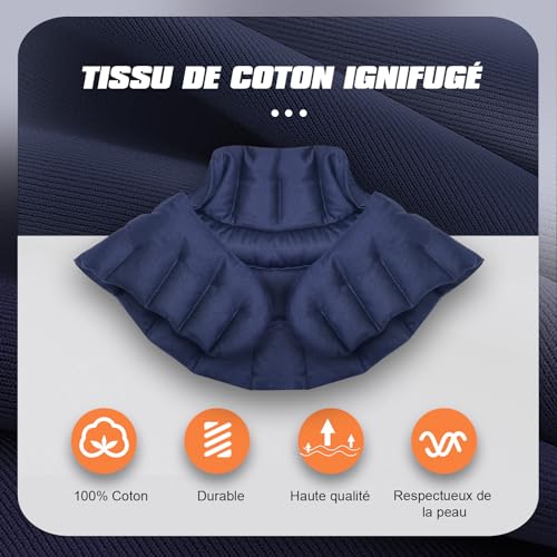 Coussin chauffant cervical contre les raideurs de la nuque