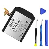 430mAh EB-BR760ABE Ersatz Akku Kompatibel mit Samsung Gear SM-R760 SM-R770 SM-R765 Gear S3 Frontier Gear S3 Classic GH43-04699A mit Reparieren Werkzeugsatz