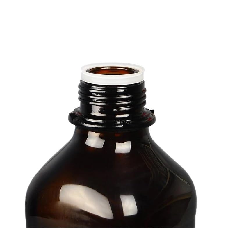 Brązowa butelka z odczynnikiem 1000 ml Brązowa kwadratowa butelka 1 l GL45 Ujście pasujące do dozownika na butelkę - DispensMate dTrite dFlow