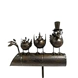 Ziegler Zeitungsrohr Zeitungsrolle Metall Vogel Vögel Rabe SW090801