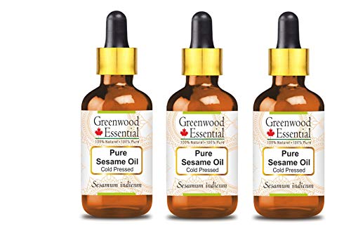 Huile de sésame pure Greenwood Essential pour cheveux et peau