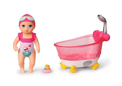 BABY born Minis Playset Bathtub with Amy 906101, 6.5cm Doll with Exclusive Accessories and Moveable Body for Realistic Play - Image 2