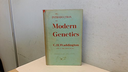 An Introduction to Modern Genetics B000O9PQ8I Book Cover