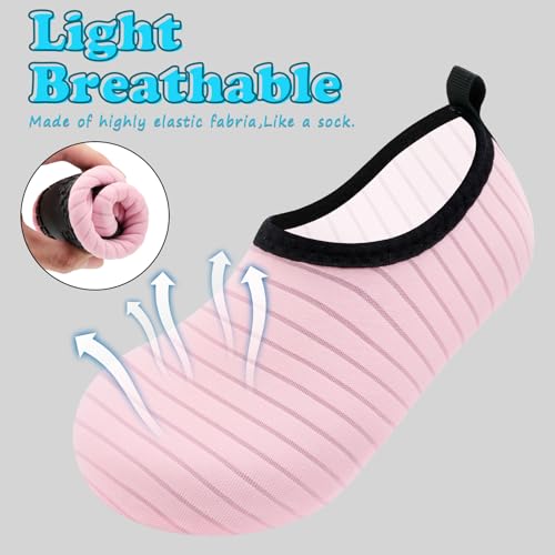 Deevike Kids Water Shoes Boys Grils Barefoot Quick Dry Aqua Socks Beach Shoes for Toddler Sports Swim Surf Outdoor Walking4