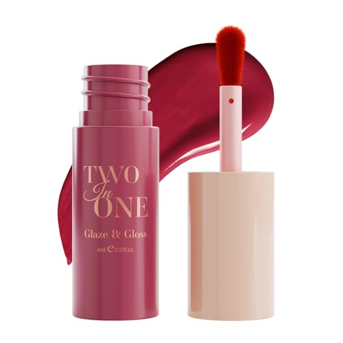 Image of Character Two in One- Glaze & Gloss | Bold Color + High-Shine Lip Gloss | Lightweight, Smudge-Proof & Transfer-Resistant | Non-Sticky, Comfortable Wear | Travel-Friendly & Long-Lasting (CTO405, 4ml)